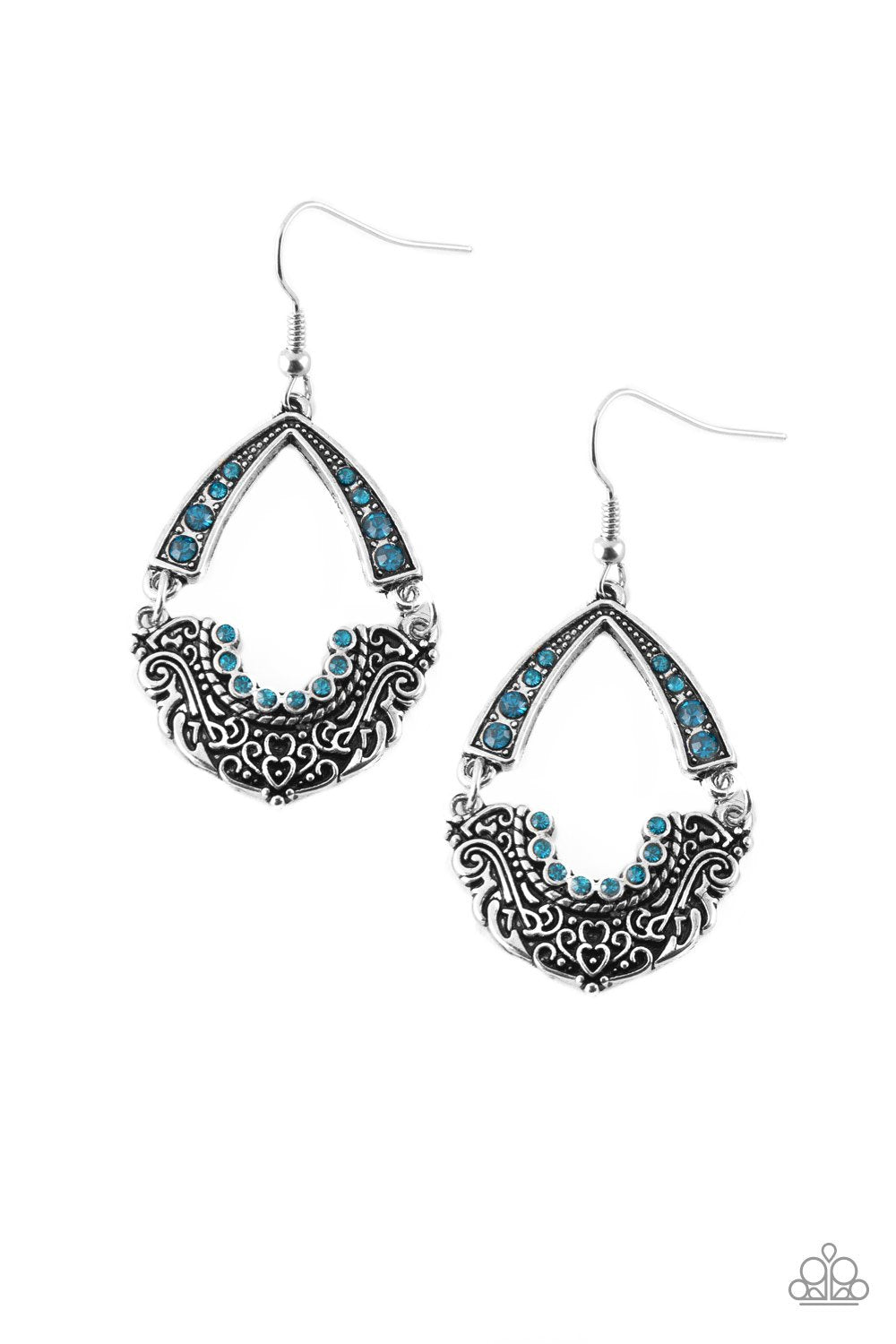 Royal Engagement Blue Earring