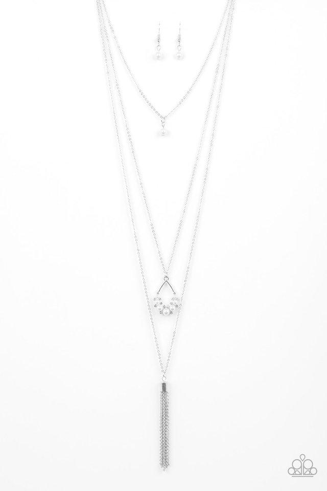 Be Fancy White Necklace