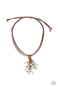 Tassel Trek White Necklace