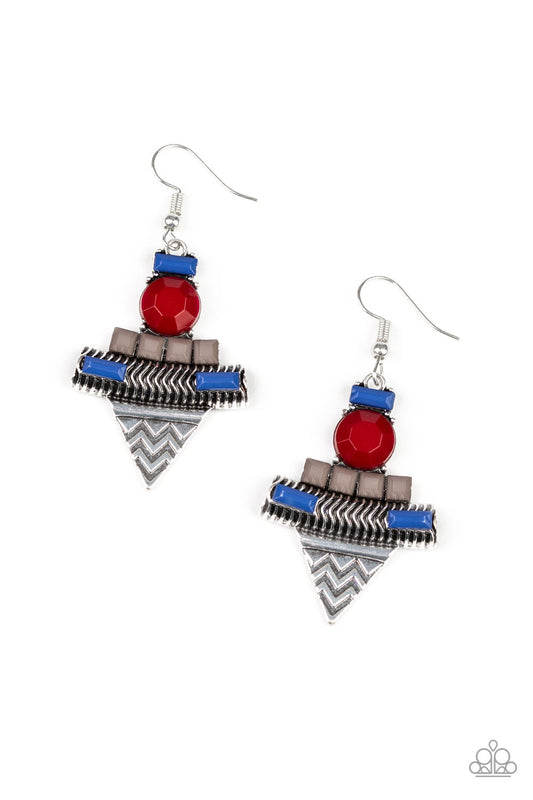 Tribal Terrain - Multi Color Earrings