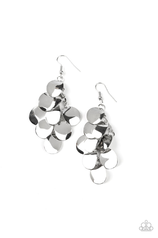 Resplendent Reflection - Earrings Mixed Metal