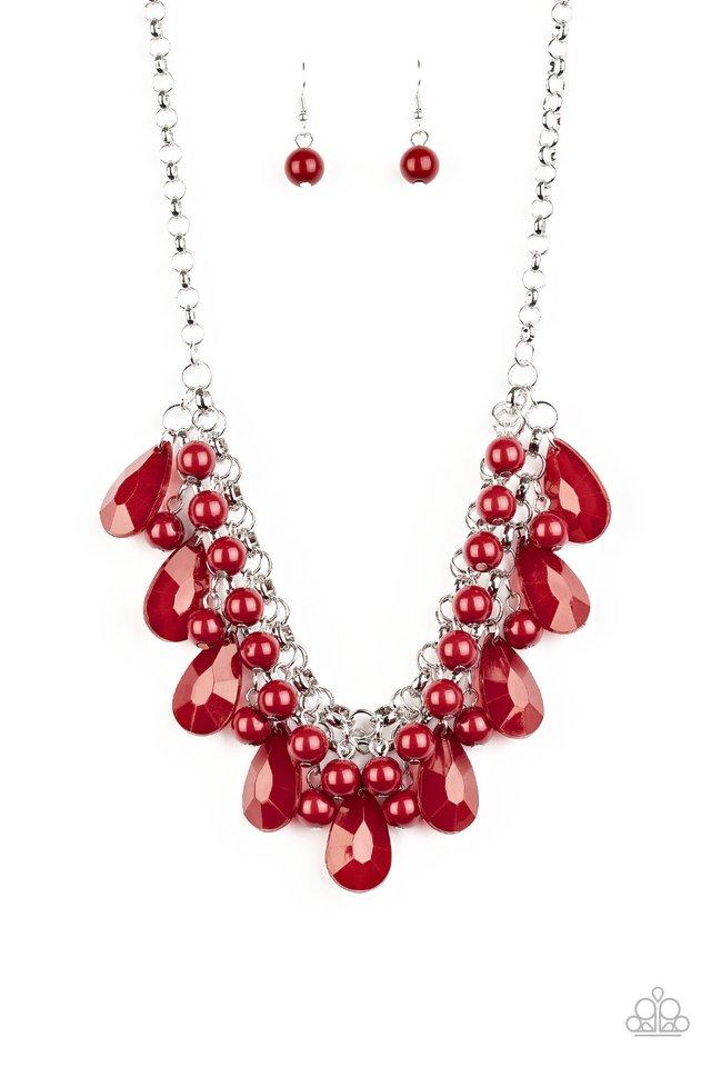 Endless Effervescence Red Necklace