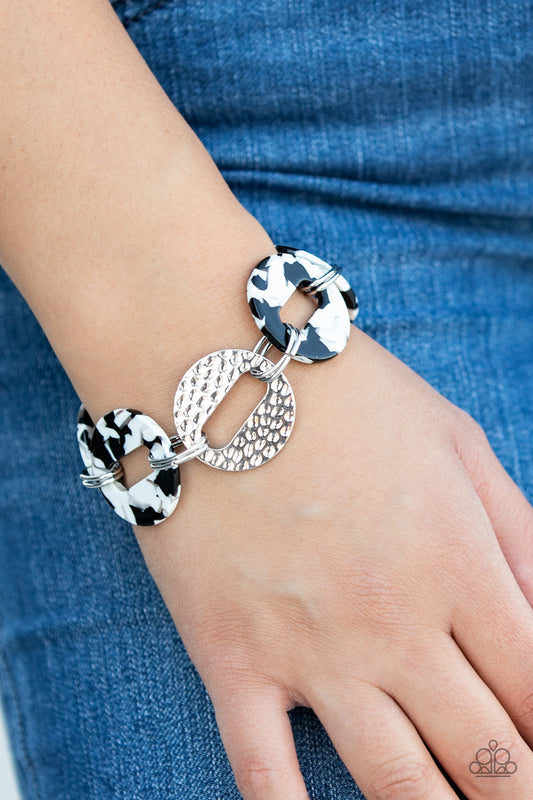 Retro Retrograde Necklace With Matching Retro Recharge Bracelet - Jewelry Set