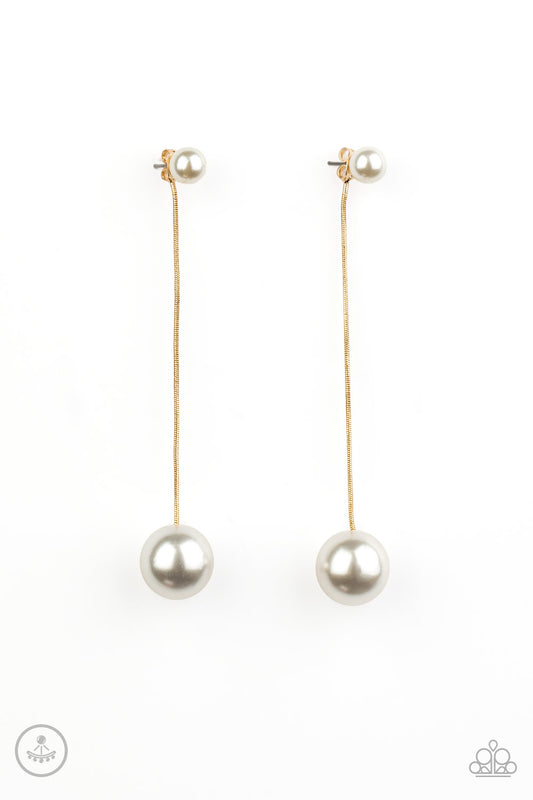 Extended Elegance Gold Earring
