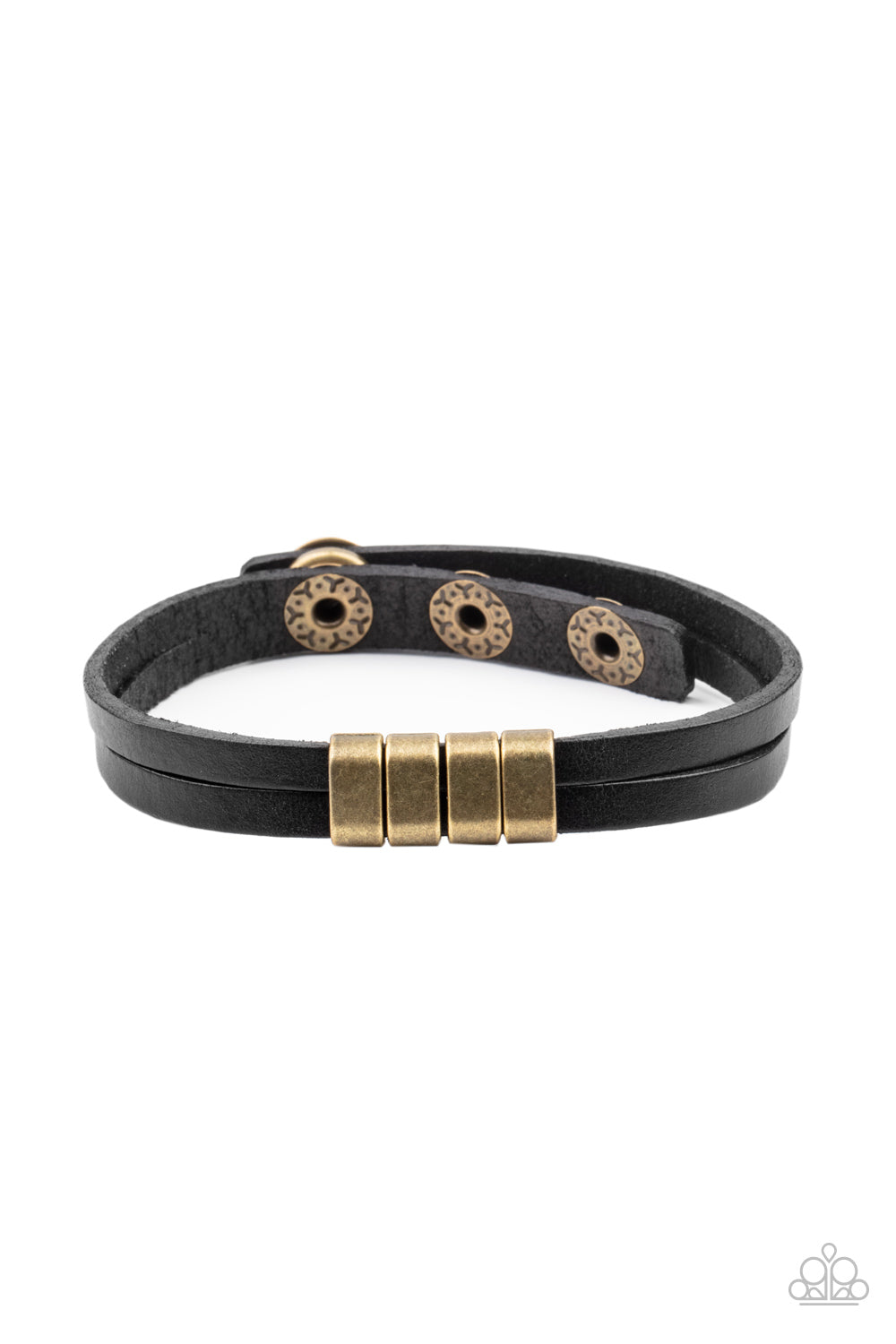 Best ROAM-mate Ever - Black Leather Men's Bracelet