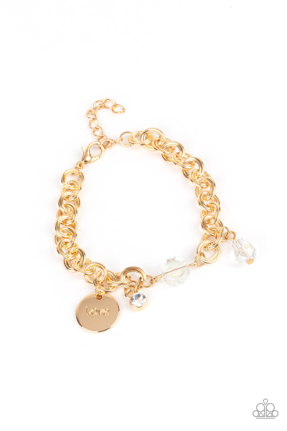 Lovable Luster - Gold Charm Bracelet
