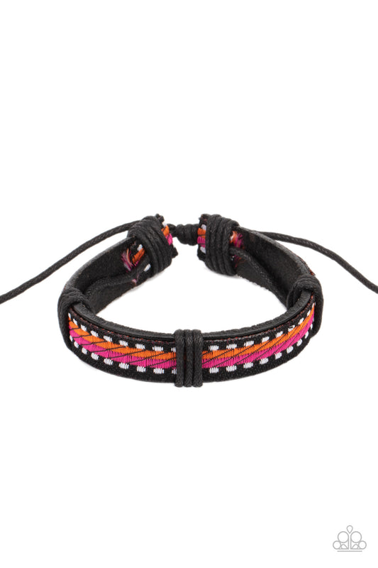 Forging a Trail - Orange Unisex Braclet