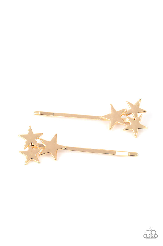 Suddenly Starstruck - Gold Star Bobby Pins