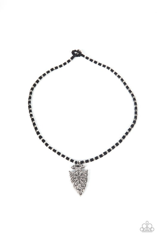 Get Your ARROWHEAD in the Game - Black Men's Necklace