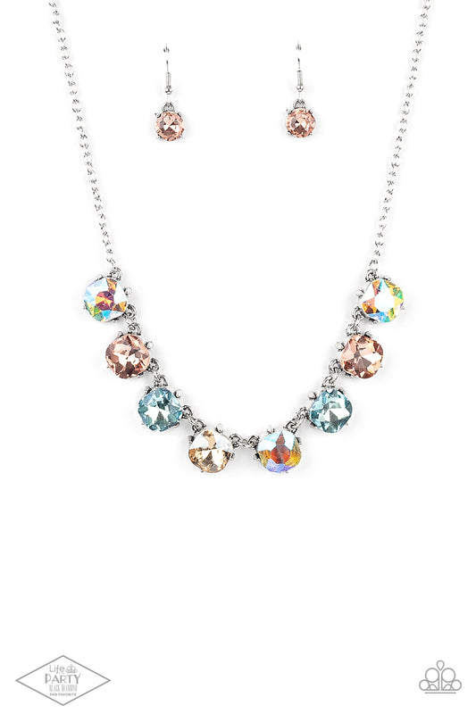 Dreamy Decorum - Pastel Rhinestone Necklace