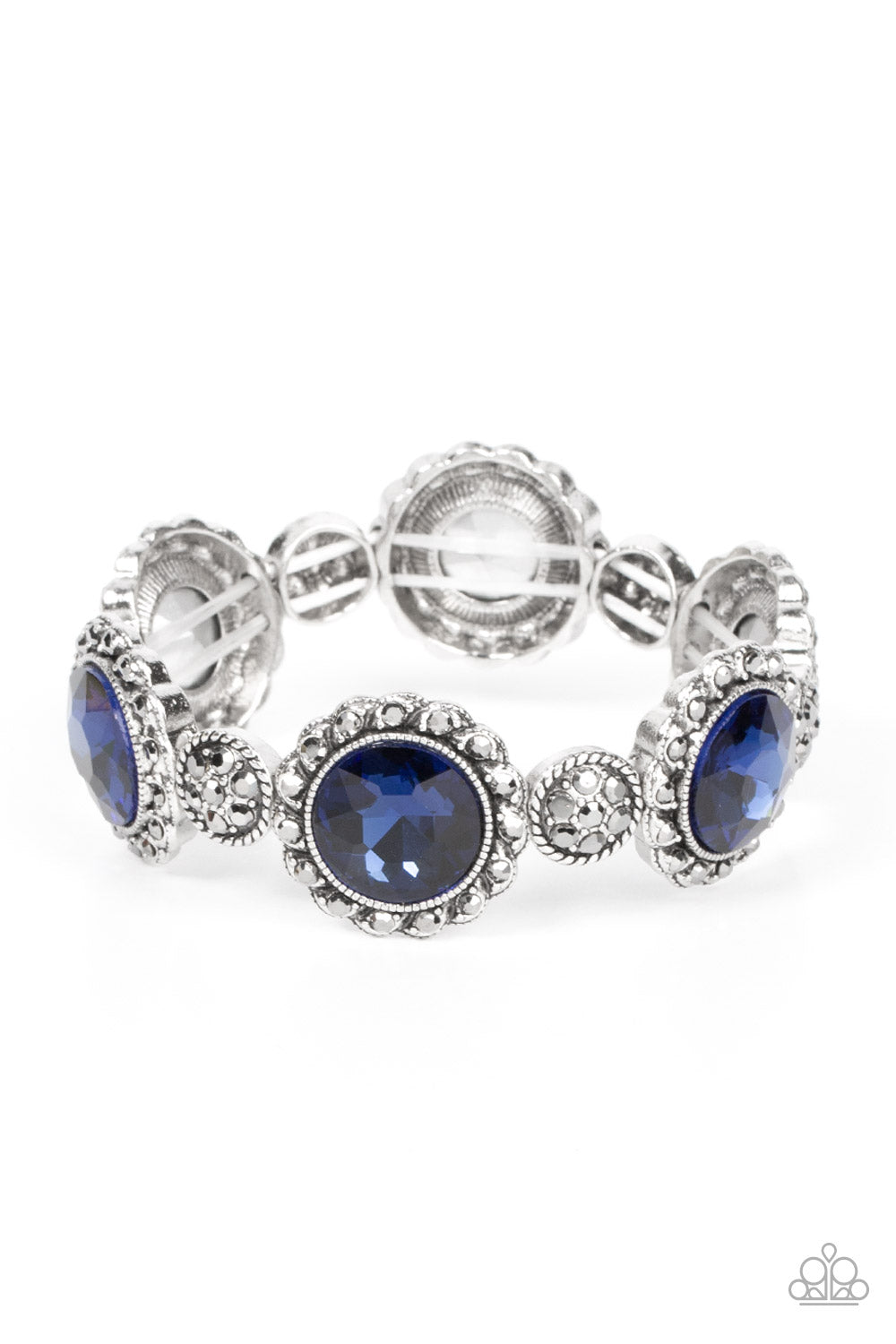 Palace Property - Rhinestone Stretch Bracelet (offered in your choice of blue or purple)