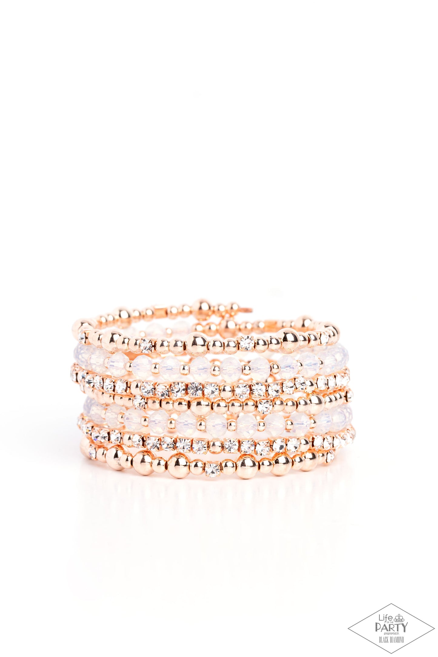 ICE Knowing You - Rose Gold Infinity Wrap Bracelet