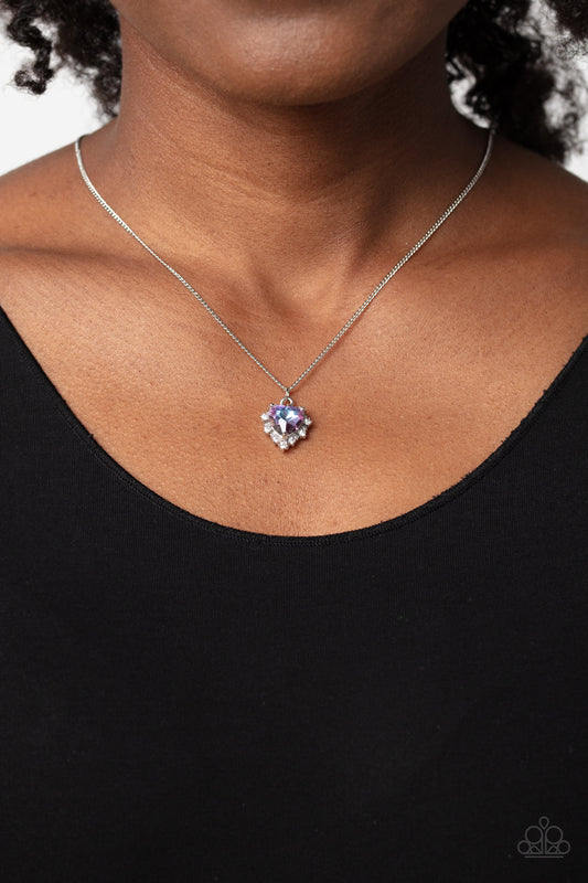 Be Still My Heart - Purple Heart Necklace