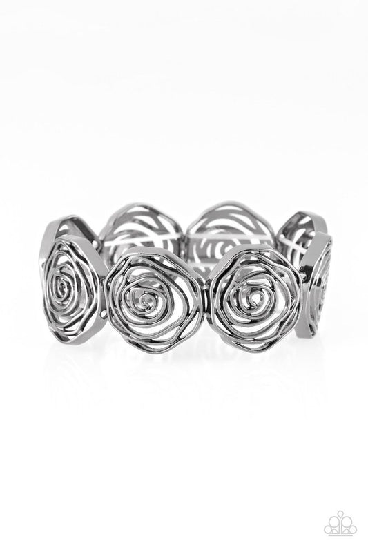 Beat Around The ROSEBUSH Gunmetal Bracelet