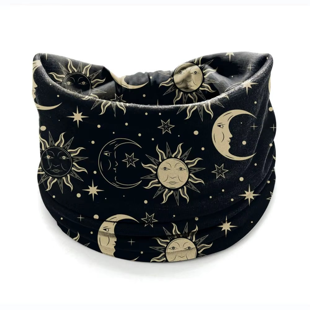 Bohemia Print Wide Headbands New Vintage Elastic Knot Turban Headwrap for Women Girls Soft Print Yoga Bandana Hair Accessories