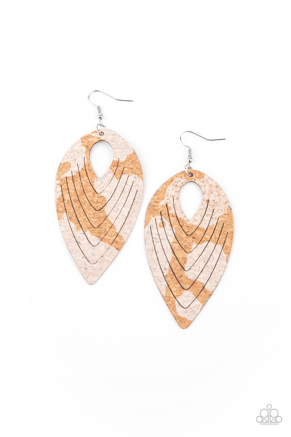 Cork Cabana - Boho Cork Earrings