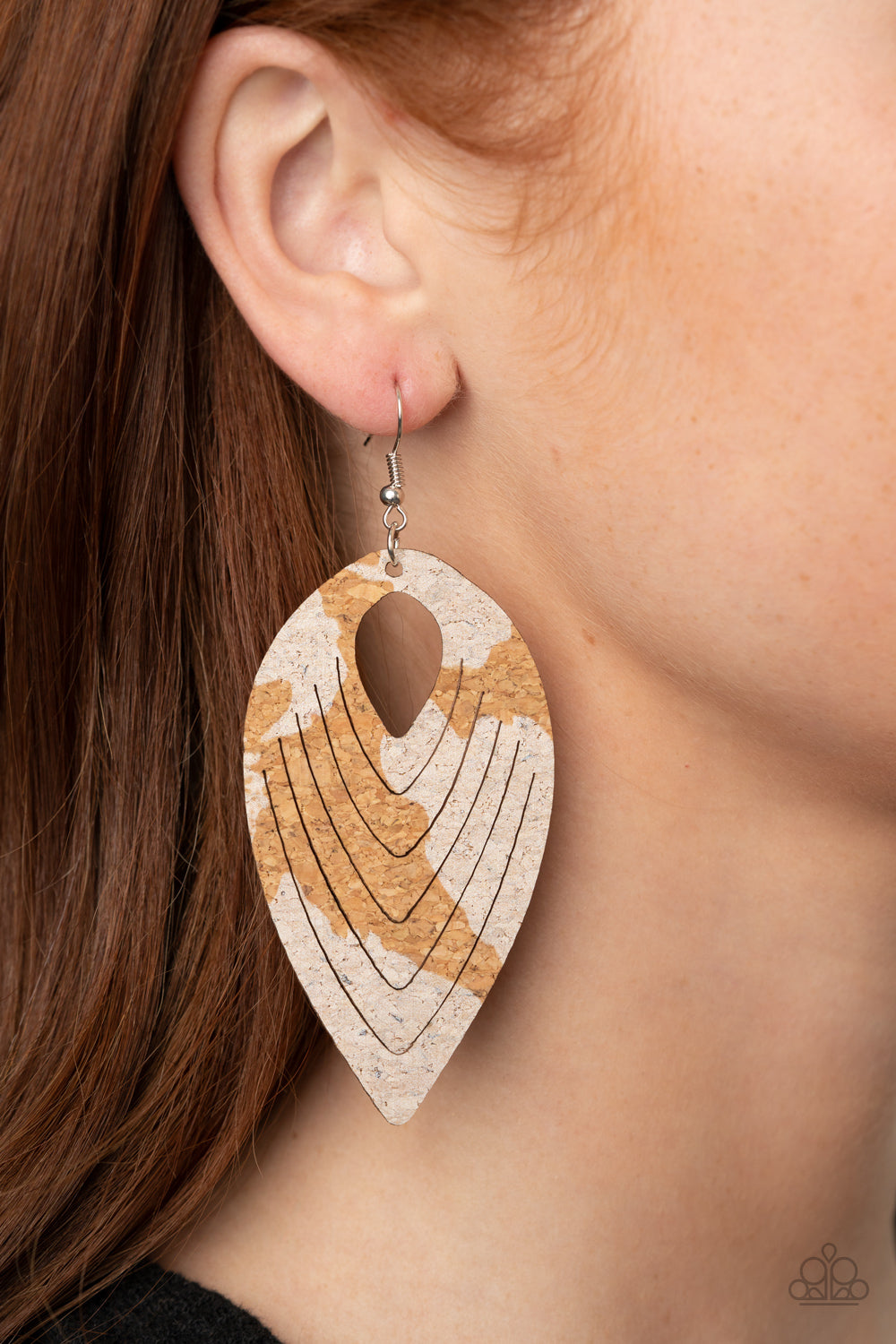 Cork Cabana - Boho Cork Earrings