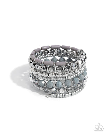 Stacked Surprise - Silver Infinity Bracelet
