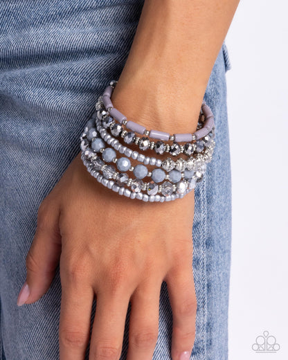 Stacked Surprise - Silver Infinity Bracelet
