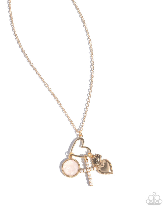 Purely Blessed - Gold Charm Necklace