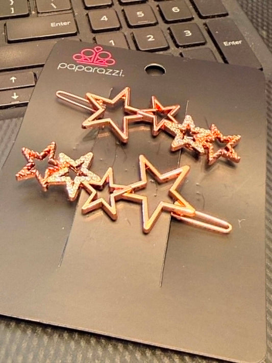 From STAR To Finish Copper Hair Barrette