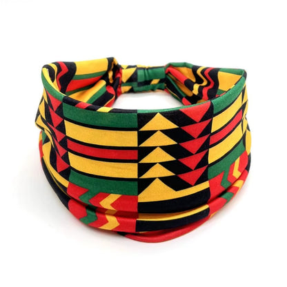 Bohemia Print Wide Headbands New Vintage Elastic Knot Turban Headwrap for Women Girls Soft Print Yoga Bandana Hair Accessories