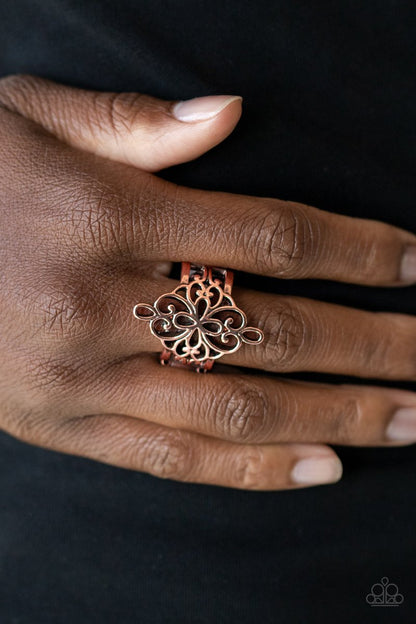 Walk The VINE Copper Ring