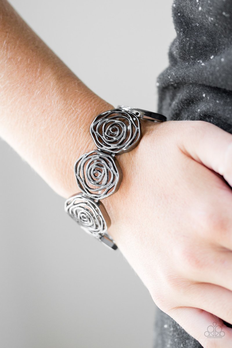 Beat Around The ROSEBUSH Gunmetal Bracelet