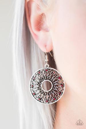 Malibu Musical Red Earrings