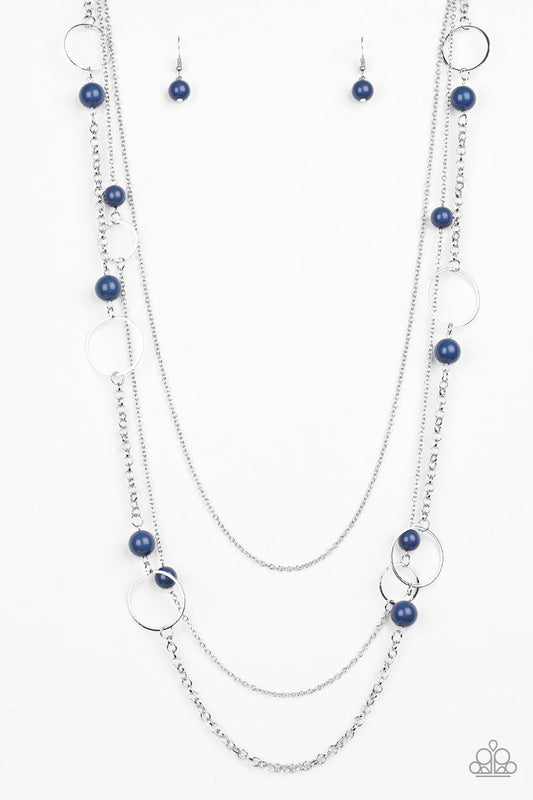 Beachside Babe Blue Necklace