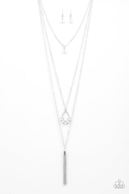 Be Fancy White Necklace