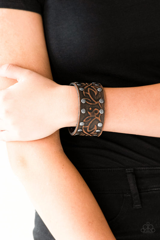 Nature Guide - Brown Leather Unisex Bracelet