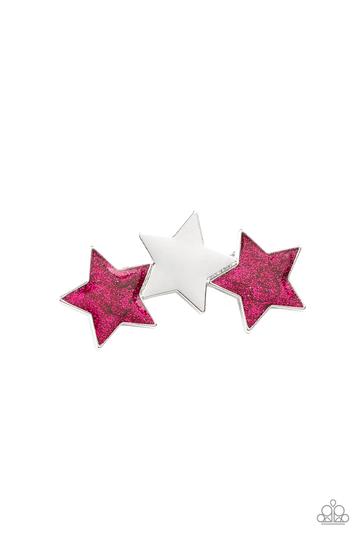 Don't Get Me STAR-ed Pink! Pink Hair Clip