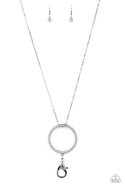 Center of Attention Black Lanyard