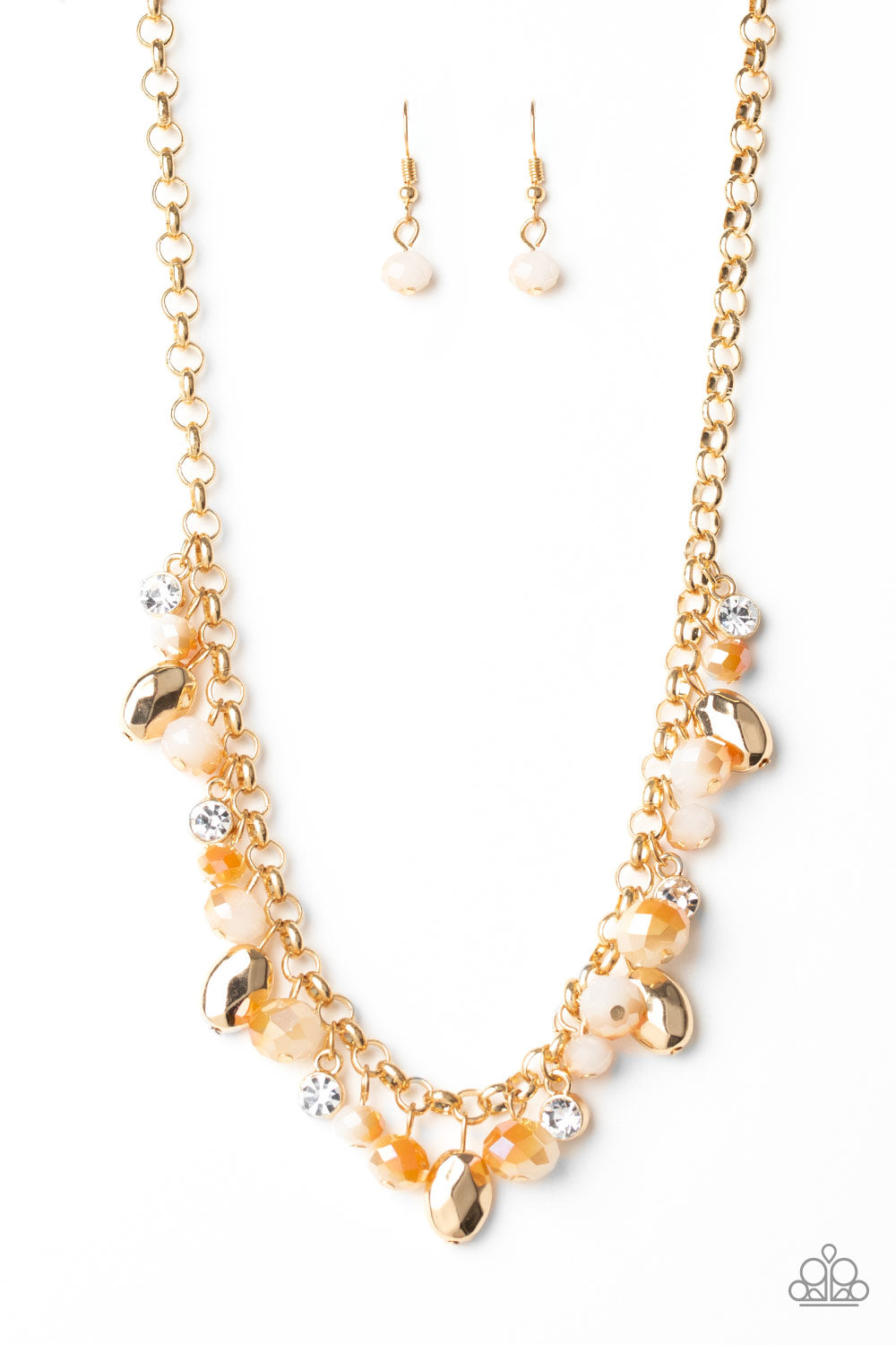 Gold Beaded Necklace