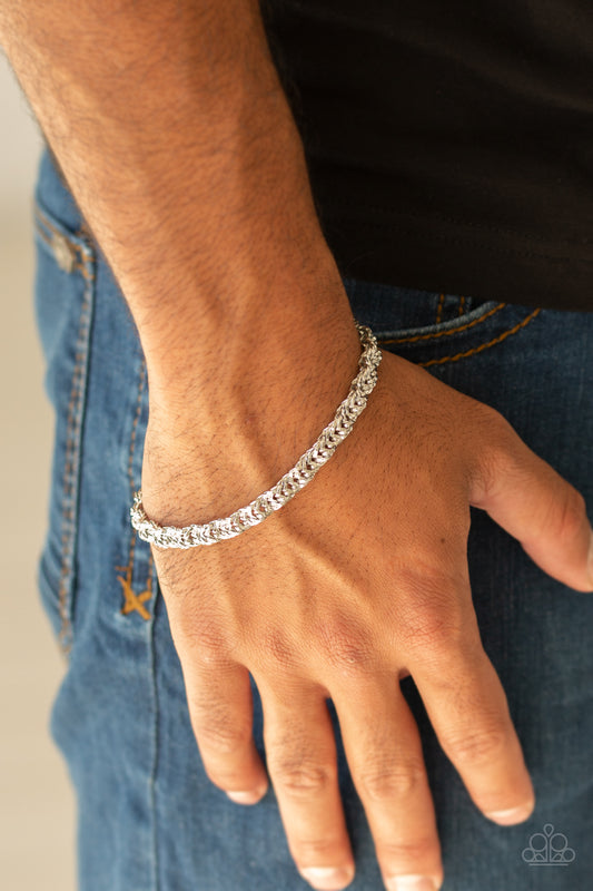 Fighting Chance - Men's Silver Bracelet