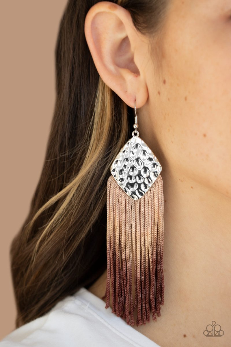 Dip In Brown Earring