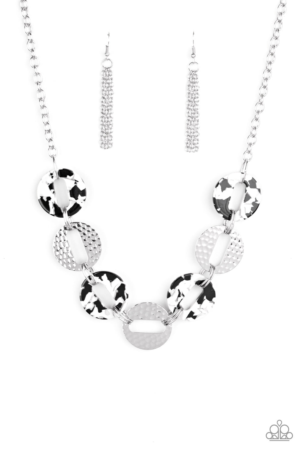 Retro Retrograde Necklace With Matching Retro Recharge Bracelet - Jewelry Set