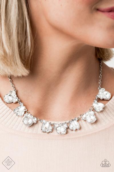 BLING to Attention White Necklace
