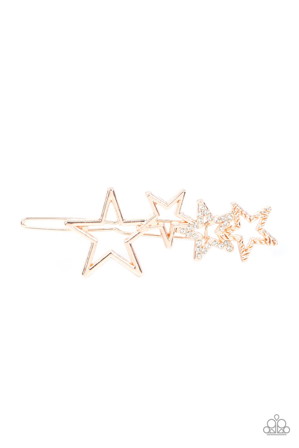 From STAR To Finish Gold Hair Barrette