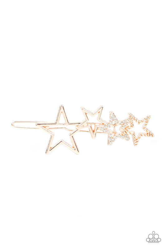 From STAR To Finish Gold Hair Barrette