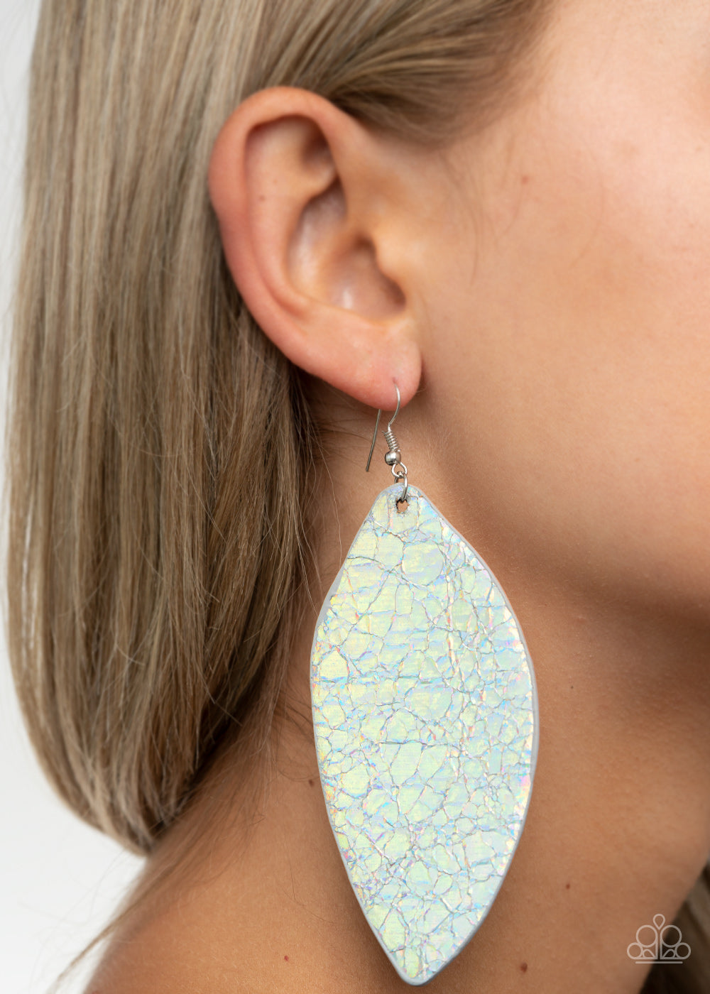 Eden Radiance - Leather Iridescence Earring