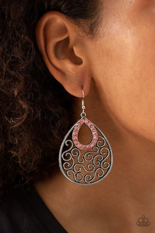 Seize The Stage - Pink Earrings