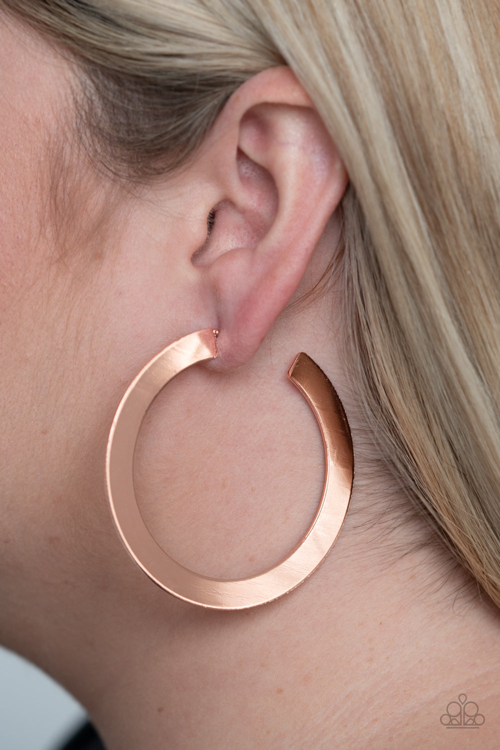 Copper Hoop Earring