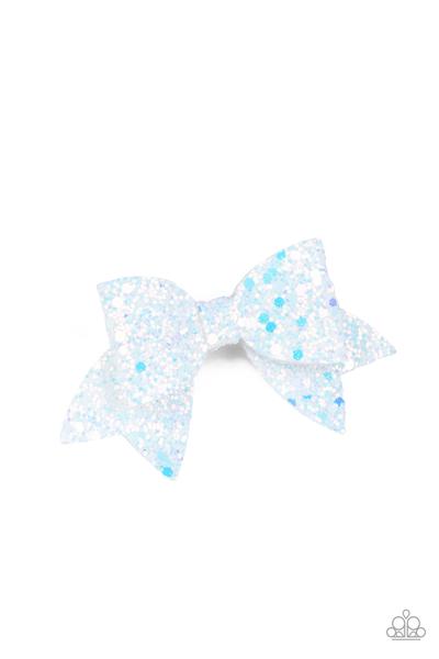 Confetti Princess - Glittery Bow Hair Clip