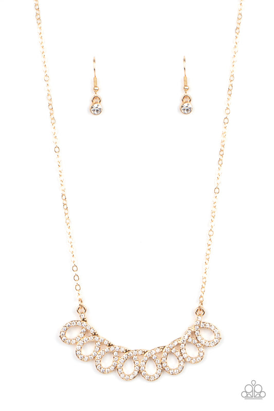 White Rhinestone Necklace