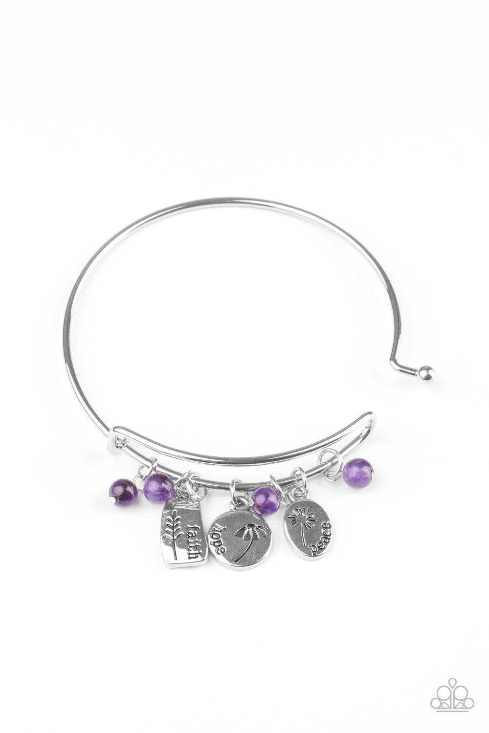 GROWING Strong - Inspirational Charm Bracelet