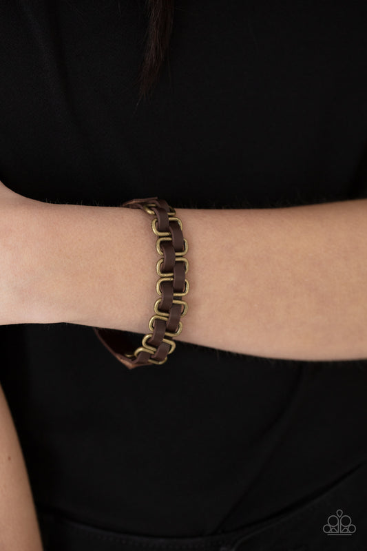 Gone Rogue - Brass Men's Bracelet
