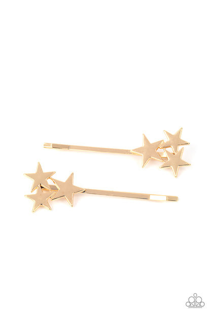 Suddenly Starstruck - Gold Star Bobby Pins