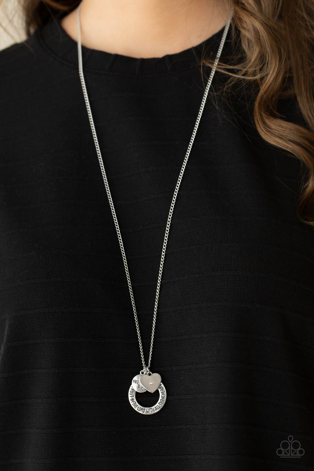 Full of Faith - Proverbs 3:5 Charm Necklace